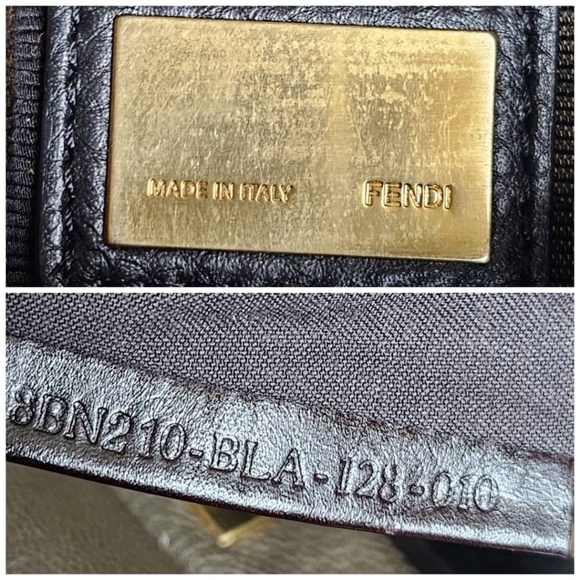 Authentic Fendi Peekaboo Bag Ombre Leather Regular Medium - Picture 9 of 16